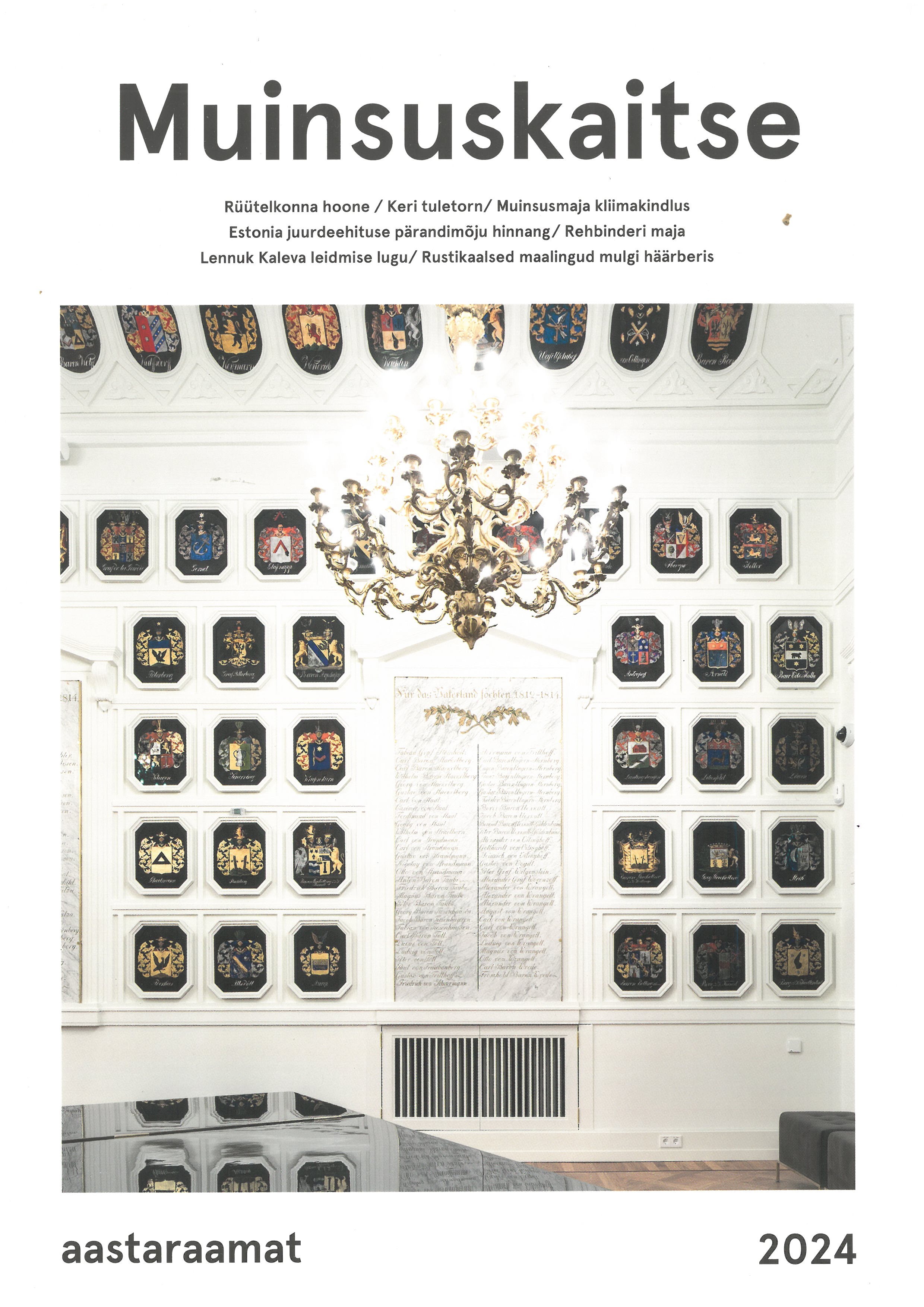 muinsuskaitse aastaraamat 2024