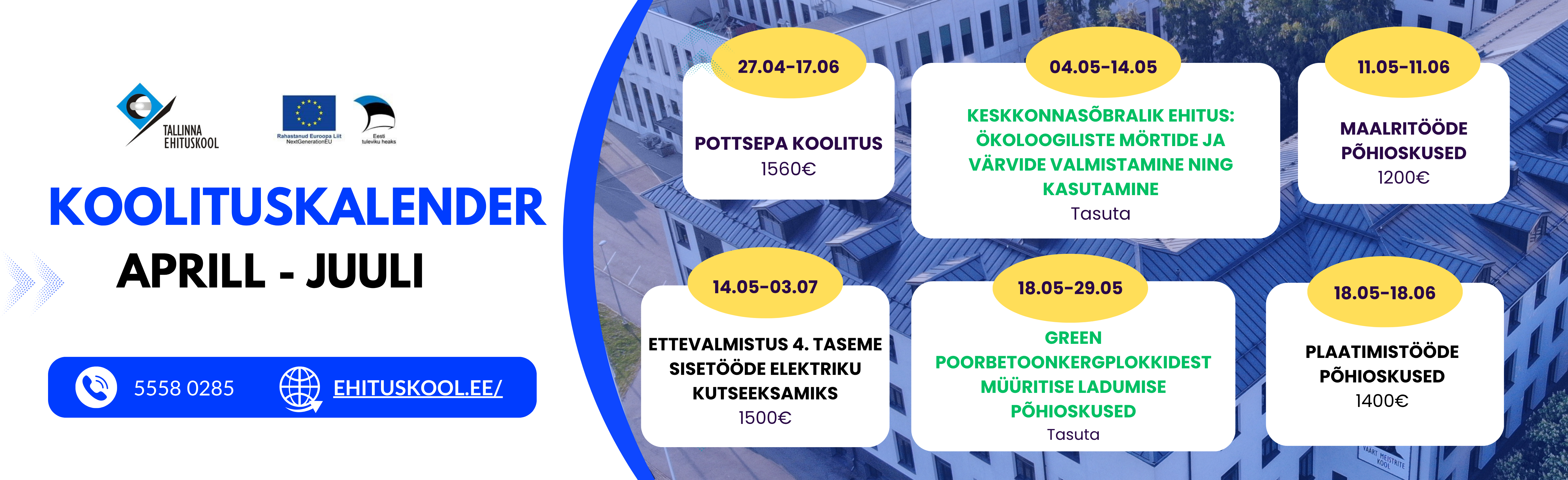 Tasuta kursus müüritise aldumine